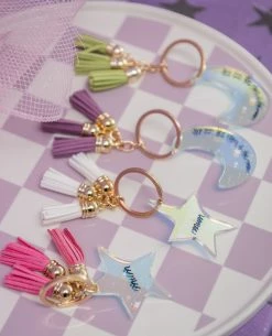 Ohitsperfect Celestial Tassel Key Ring
