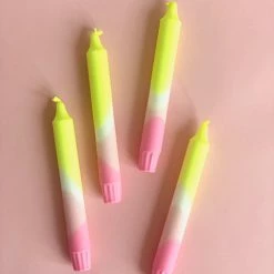 Ohitsperfect Valentine’s Neon Pink Punch Dip Dyed Candle