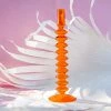 Ohitsperfect Orange Apricot Ripple Candle Holder