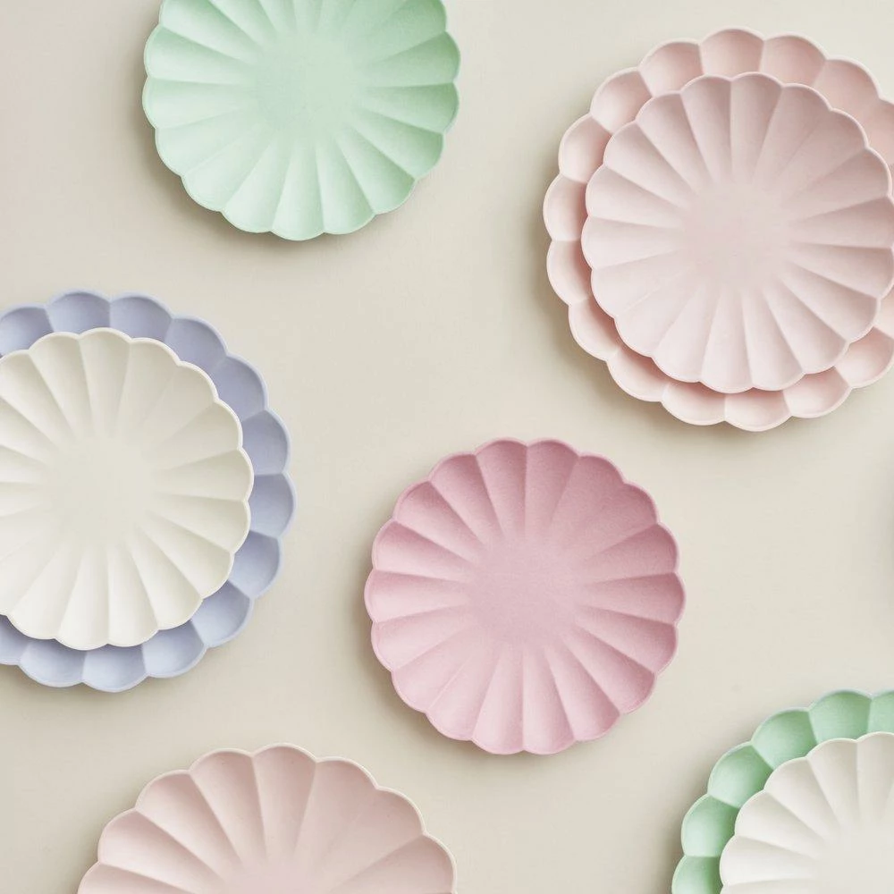 Ohitsperfect Multicolour Eco Small Pastel Plates 4 Ohitsperfect Multicolour Eco Small Pastel Plates