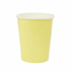 Ohitsperfect Paper Cup Pastel Yellow 10pk