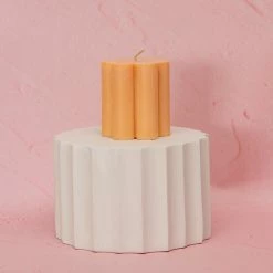 Ohitsperfect Daisy Pillar Candle Kids Birthday