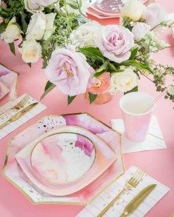 Ohitsperfect Posh Dinner Plates, Just Peachy
