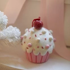 Ohitsperfect Pink Cupcake Hanging Ornaments