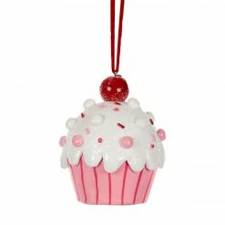 Ohitsperfect Pink Cupcake Hanging Ornaments