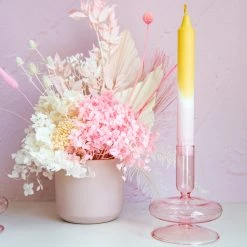 Ohitsperfect Bridal Shower & Hens Blush Single Saucer Candle Holder