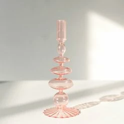 Ohitsperfect Valentine’s Jewelled Blush Candle Holder