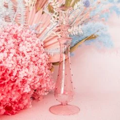 Ohitsperfect Blush Dot Glass Candleholder