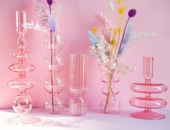 Ohitsperfect Valentine’s Jewelled Blush Candle Holder