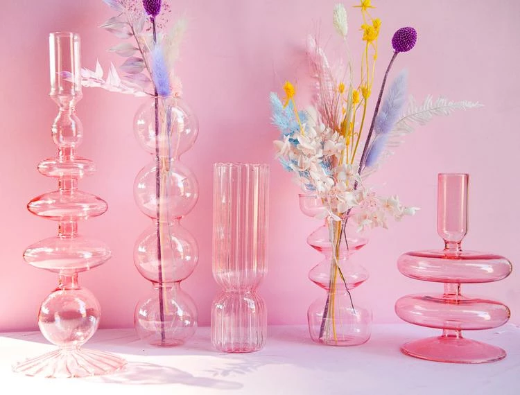 Ohitsperfect Valentineās Jewelled Blush Candle Holder 4 Ohitsperfect Valentineās Jewelled Blush Candle Holder