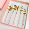Ohitsperfect Pink And Gold 5 Piece Cutlery Set Bridal Shower & Hens