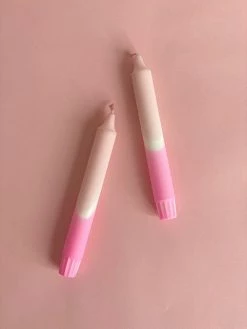 Ohitsperfect Strawberry Gelato Dip Dyed Candle Bridal Shower & Hens