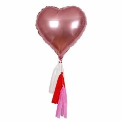 Ohitsperfect Pink Heart Foil Balloons (6 Set) Bridal Shower & Hens