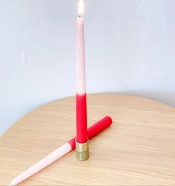 Ohitsperfect Taper Candle Duo Toned - Red Velvet 28cm