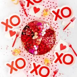 Ohitsperfect Pink With Red Dots Table Runner Valentine’s