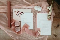 Ohitsperfect Octagonal Velvet Ring Box - Blush