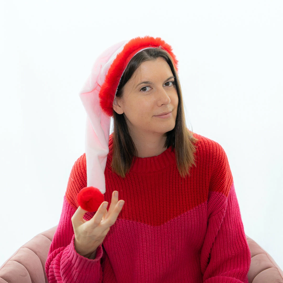 Ohitsperfect Jolly Handmade Adult Santa Hat 3 Ohitsperfect Jolly Handmade Adult Santa Hat