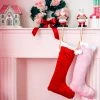 Ohitsperfect Velvet Christmas Stocking