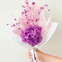 Ohitsperfect Purple Rain Everlasting Bouquet - Medium Mermaid