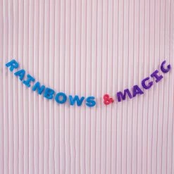 Ohitsperfect Rainbows And Magic Felt Banner
