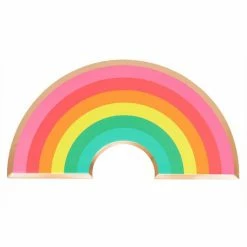 Ohitsperfect Kids Birthday Rainbow Paper Plates