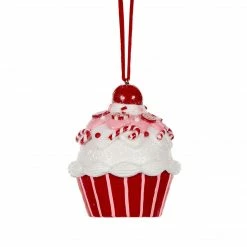 Ohitsperfect Red Cupcake Hanging Ornaments