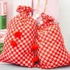 Ohitsperfect Red Pink Checkered Santa Sack