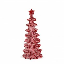 Ohitsperfect Red And White Strap Christmas Tree Large
