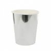 Ohitsperfect Paper Cup Metallic Silver 10pk Kids Birthday