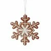 Ohitsperfect Snowflake Gingerbread Hanging Ornament