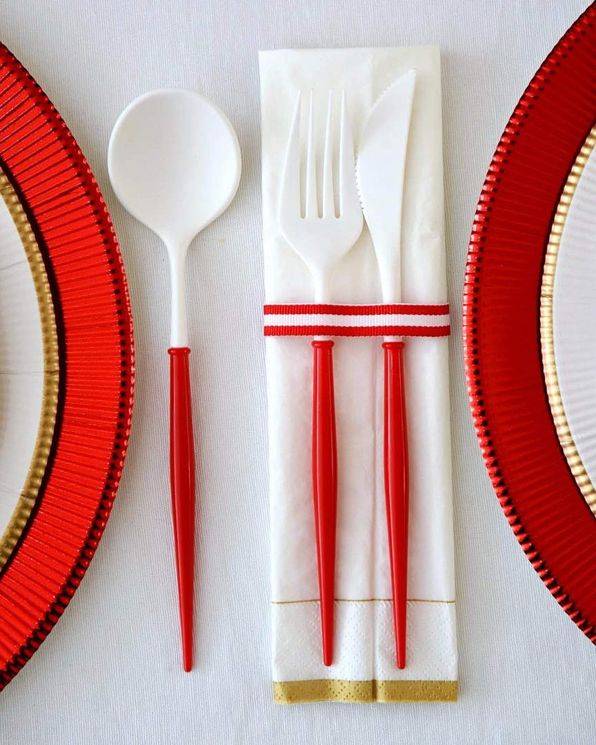 Ohitsperfect Kids Birthday Bella Cutlery Set - Red 4 Ohitsperfect Kids Birthday Bella Cutlery Set - Red