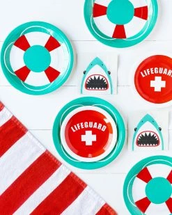 Ohitsperfect Kids Birthday Pool Party Plates