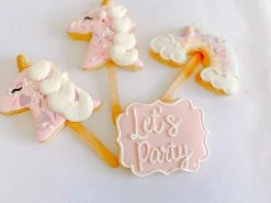 Ohitsperfect Kids Birthday Rainbow Unicorn Cookie Pops