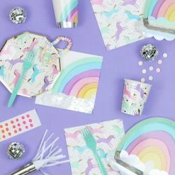 Ohitsperfect Kids Birthday Magical Unicorn Napkins | Unicorn Party