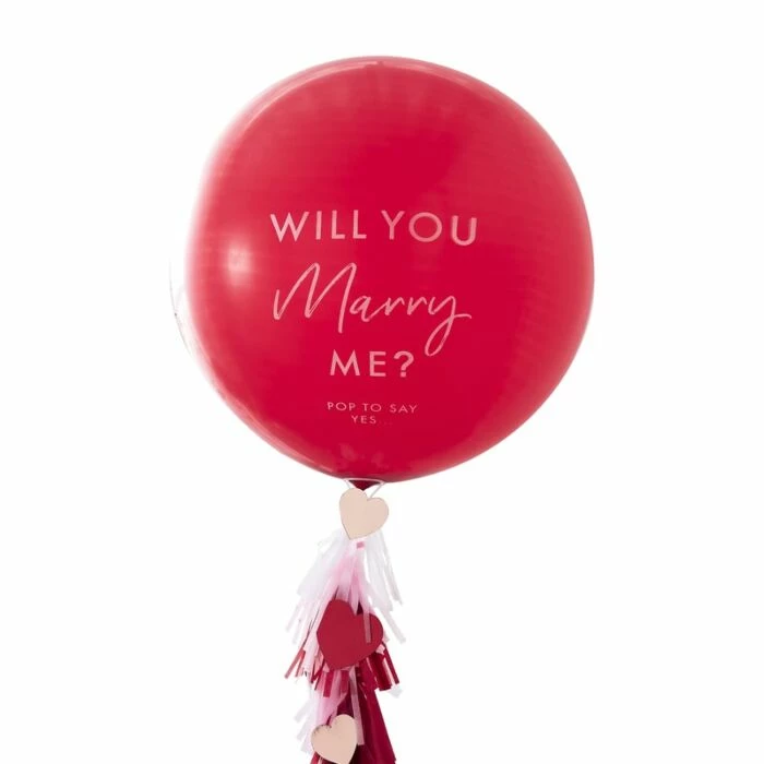 Ohitsperfect Valentineās Will You Marry Me Proposal Balloon 4 Ohitsperfect Valentineās Will You Marry Me Proposal Balloon