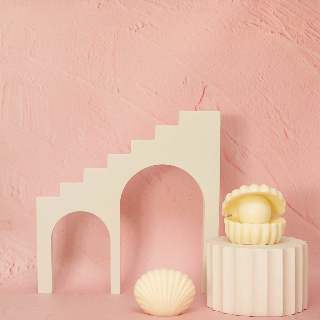 Ohitsperfect Clam Shell Pearl Candle Kids Birthday 4 Ohitsperfect Clam Shell Pearl Candle Kids Birthday