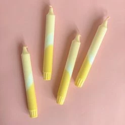 Ohitsperfect Vanilla Custard Dip Dyed Candle Kids Birthday