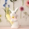 Ohitsperfect Yellow Floral Standing Bunny Easter